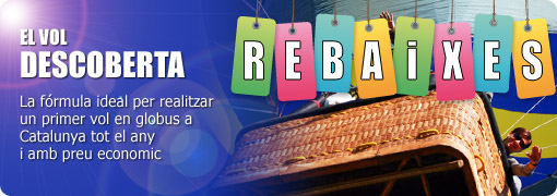 Rebaixes Ballooning Vol amb globus a prop de Barcelona