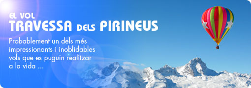 vol en globus, travessa del pirineu