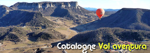 Vol en montgolfiere Catalogne Barcelone Montserrat Pyrenees Orientales