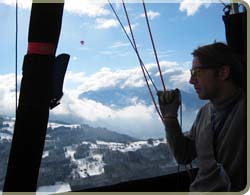 Pilot the hot air balloon