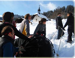 ballooning in the snow