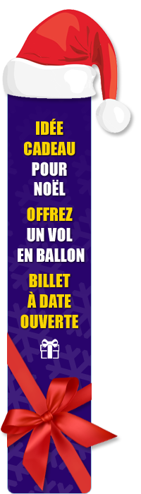 id&eacute;e cadeau no&euml;l vol en montgolfi&egrave;re barcelone