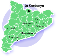 Cerdanya location map
