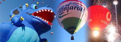 hot air balloon advertising